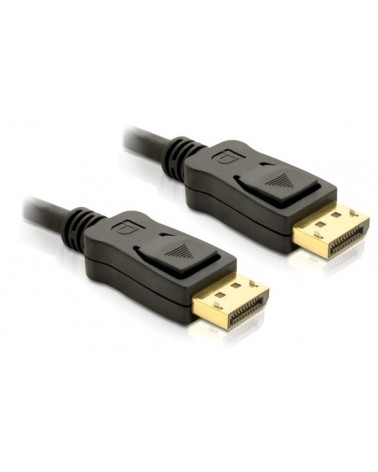 icecat_DeLOCK Cable Displayport 1m male - male Gold Černá