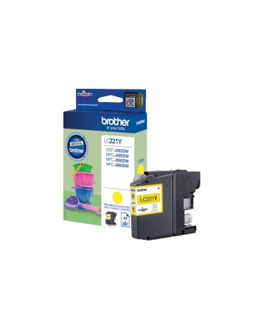 icecat_Brother LC-221Y ink cartridge 1 pc(s) Original Yellow