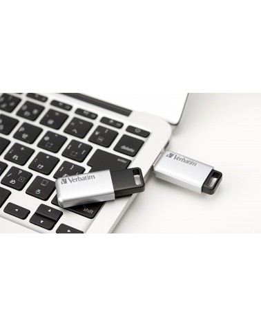 icecat_Verbatim Secure Pro USB paměť 32 GB USB Typ-A 3.2 Gen 1 (3.1 Gen 1) Stříbrná