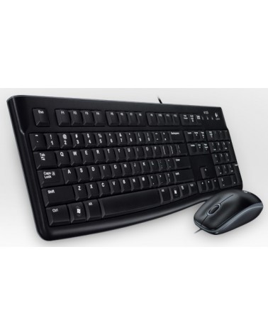 icecat_Logitech Desktop MK120 keyboard USB QWERTZ German Black