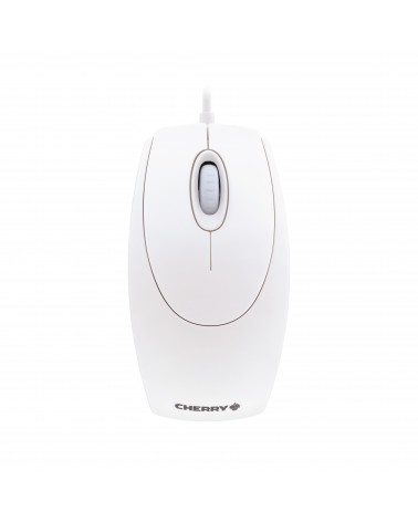 icecat_CHERRY WHEELMOUSE OPTICAL Kabelgebundene Maus, Weiß Grau, PS2 USB
