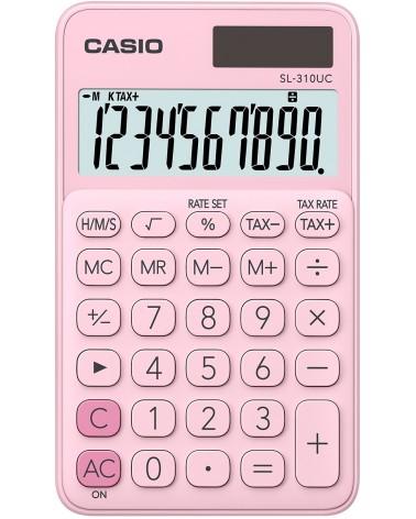 icecat_Casio SL-310UC-PK Taschenrechner Tasche Einfacher Taschenrechner Pink