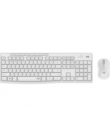 icecat_Logitech MK295 Silent Wireless Combo keyboard RF Wireless QWERTZ German White
