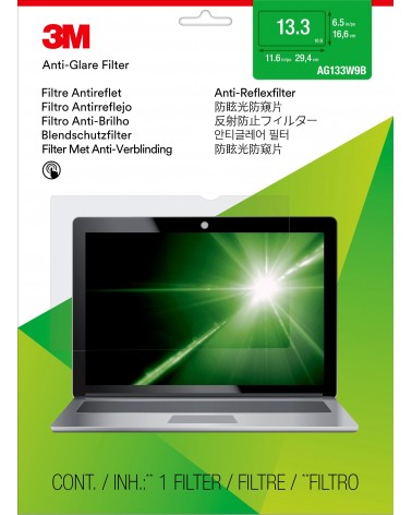 icecat_3M Filtro antiriflesso per laptop widescreen da 13,3"