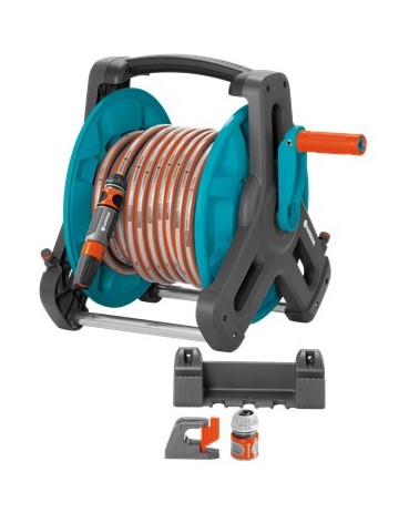 icecat_Gardena 8009-20 garden hose reel Wall-mounted reel Manual Black, Green