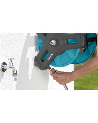 icecat_Gardena 8009-20 garden hose reel Wall-mounted reel Manual Black, Green