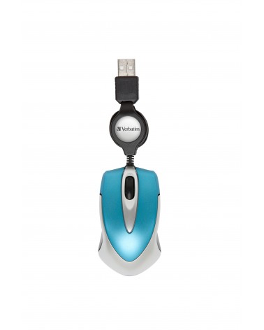 icecat_Verbatim Go Mini myš Pro praváky i leváky USB Typ-A Optický 1000 DPI