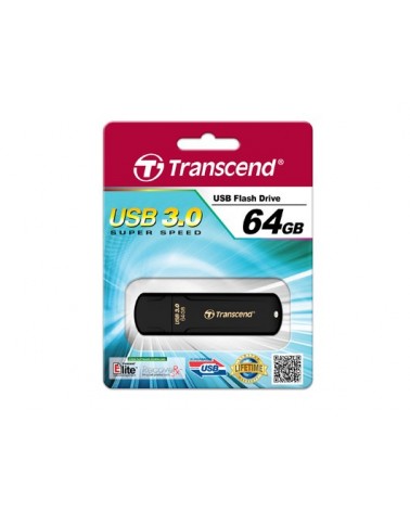 icecat_Transcend JetFlash elite 700 64GB USB 3.0 USB paměť USB Typ-A 3.2 Gen 1 (3.1 Gen 1) Černá