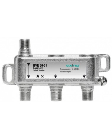 icecat_Axing BVE 30-01 Divisor de señal para cable coaxial Plata