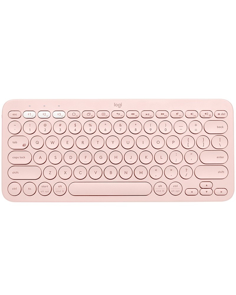 icecat_Logitech K380 keyboard Bluetooth QWERTZ German Pink