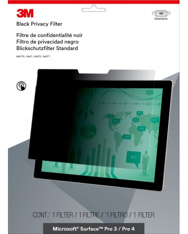 icecat_3M Filtre de confidentialité pour Microsoft® Surface® Pro 3 4 Paysage