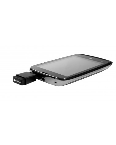 icecat_Verbatim Nano - Memoria USB da 32 GB con Adattatore Micro USB - Nero