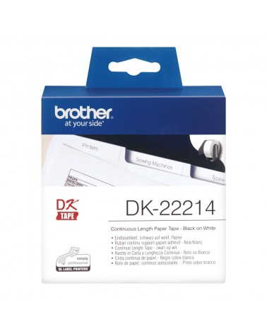 icecat_Brother DK-22214 páska pro tvorbu štítků Černá na bílé