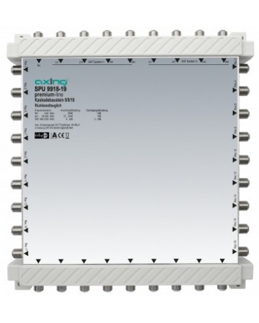 icecat_Axing SPU 9918-19 Divisor de señal para cable coaxial Metálico