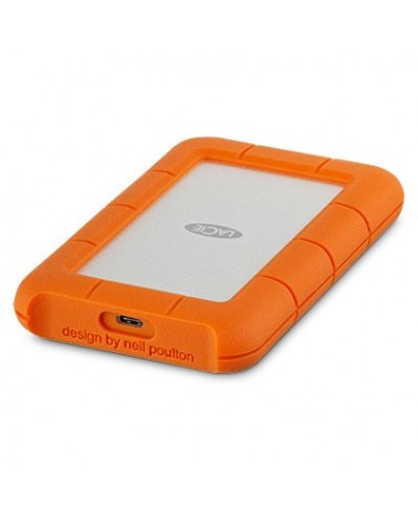 icecat_LaCie Rugged USB-C disco duro externo 1000 GB Naranja, Plata