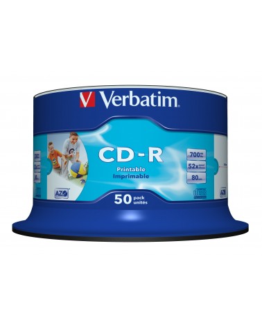 icecat_Verbatim CD-R AZO Wide Inkjet Printable no ID 700 MB 50 Stück(e)
