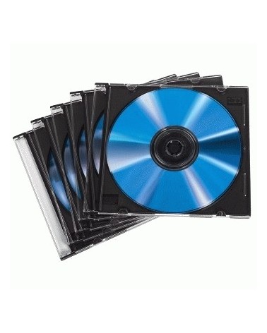 icecat_Hama CD Slim Jewel Case, pack 50 Pcs 1 dischi Trasparente
