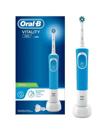 icecat_Oral-B Vitality 100 CrossAction Erwachsener Rotierende-vibrierende Zahnbürste Weiß