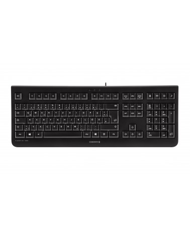 icecat_CHERRY KC 1000, Kabelgebundene Tastatur, Schwarz, USB (QWERTY - DE)