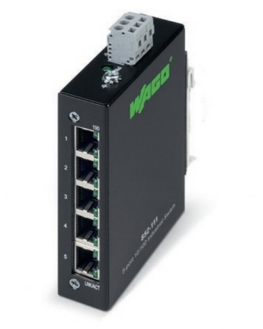 icecat_Wago 852-111 switch di rete Fast Ethernet (10 100) Nero