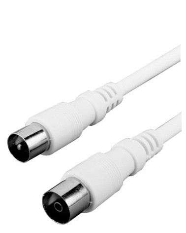 icecat_Preisner TAK90100G coaxial cable 10 m IEC White