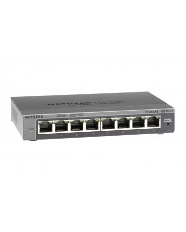 icecat_Netgear GS108E Gestito Gigabit Ethernet (10 100 1000) Nero