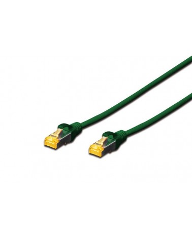 icecat_Digitus CAT 6A S-FTP patch cable, Cu, LSZH AWG 26 7, Länge 0,25 m, Farbe Grün