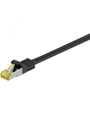 icecat_Goobay RJ-45 CAT7 0.5m câble de réseau Noir 0,5 m S FTP (S-STP)