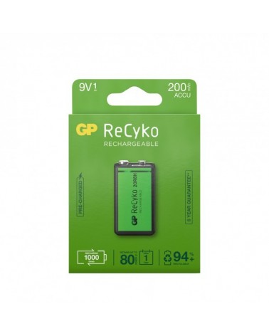 icecat_GP Batteries ReCyko Batería recargable 9V Níquel-metal hidruro (NiMH)