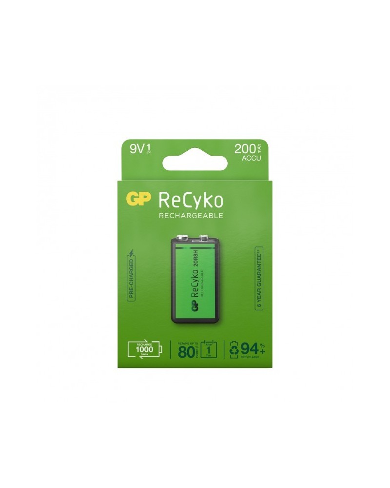 icecat_GP Batteries ReCyko Batterie rechargeable 9V Hybrides nickel-métal (NiMH)