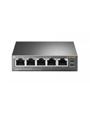 icecat_TP-LINK TL-SF1005P Nespravované Fast Ethernet (10 100) Podpora napájení po Ethernetu (PoE) Černá