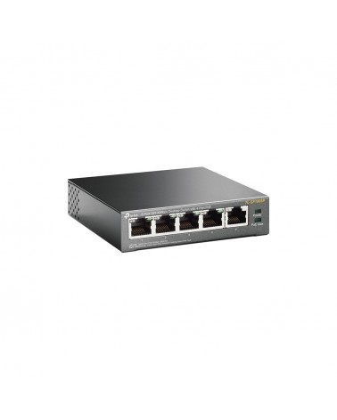 icecat_TP-LINK TL-SF1005P Unmanaged Fast Ethernet (10 100) Power over Ethernet (PoE) Schwarz