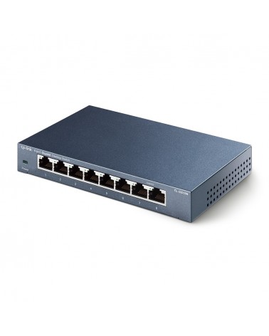 icecat_TP-LINK TL-SG108 No administrado Gigabit Ethernet (10 100 1000) Negro