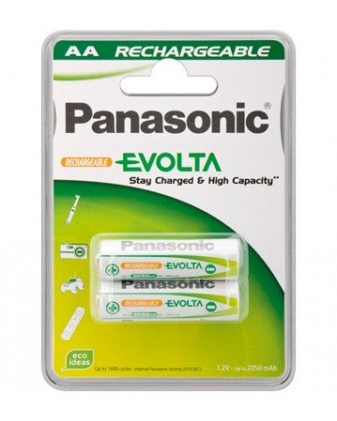 icecat_Wentronic AA 2.05Ah NiMH 2-BL EVOLTA Panasonic Batería recargable Níquel-metal hidruro (NiMH)