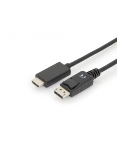 icecat_ASSMANN Electronic AK-340303-030-S adaptér k video kabelům 3 m HDMI Typ A (standardní) DisplayPort Černá