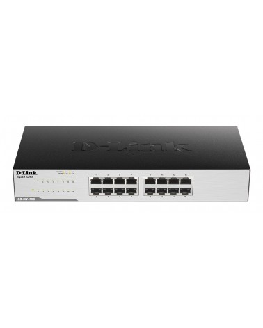 icecat_D-Link GO-SW-16G Unmanaged L2 Gigabit Ethernet (10 100 1000) 1U Black