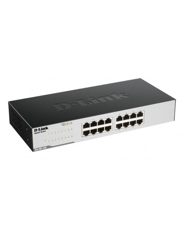 icecat_D-Link GO-SW-16G No administrado L2 Gigabit Ethernet (10 100 1000) 1U Negro