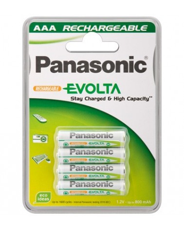 icecat_Wentronic AAA 800mAh NiMH 4-BL EVOLTA Panasonic Batterie rechargeable Hybrides nickel-métal (NiMH)