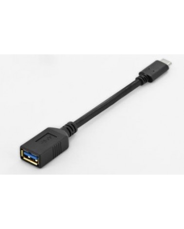 icecat_ASSMANN Electronic 0.15m USB C - A USB cable USB 3.2 Gen 2 (3.1 Gen 2) USB A Black