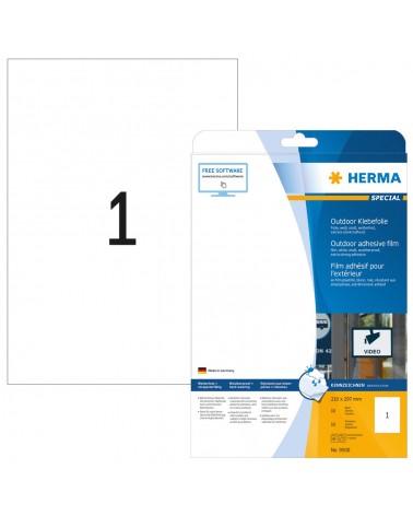 icecat_HERMA 9500 etichetta per stampante Bianco Etichetta per stampante autoadesiva