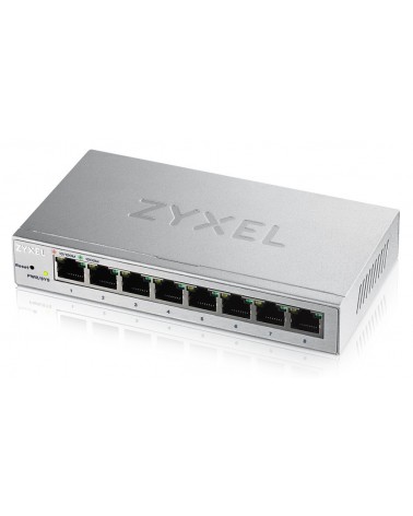 icecat_Zyxel GS1200-8 Řízený Gigabit Ethernet (10 100 1000) Stříbrná