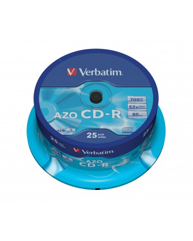 icecat_Verbatim CD-R AZO Crystal 700 MB 25 Stück(e)