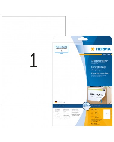 icecat_HERMA 10021 etichetta per stampante Bianco Etichetta per stampante autoadesiva