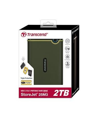 icecat_Transcend StoreJet 25M3G externí pevný disk 1000 GB Zelená