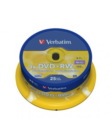 VERBATIM DVD+RW 4,7 GB,...