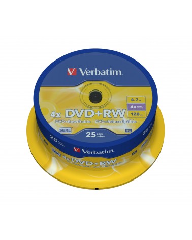 icecat_Verbatim DVD+RW Matt Silver 4,7 GB 25 kusů