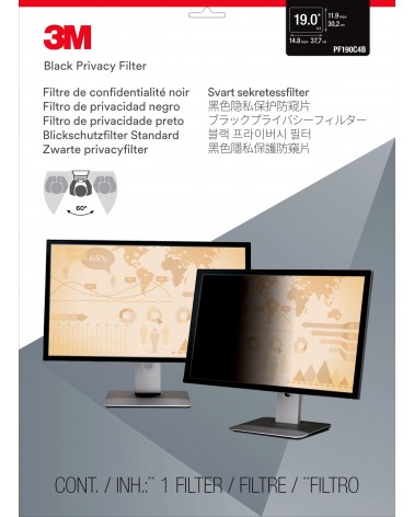 icecat_3M Filtro de privacidad de para monitor estándar de 19"