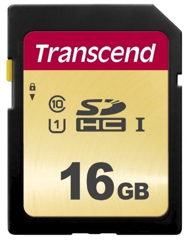 icecat_Transcend 16GB, UHS-I, SD mémoire flash 16 Go SDHC Classe 10