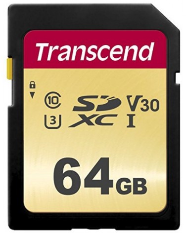 icecat_Transcend 64GB, UHS-I, SD mémoire flash 64 Go SDXC Classe 10
