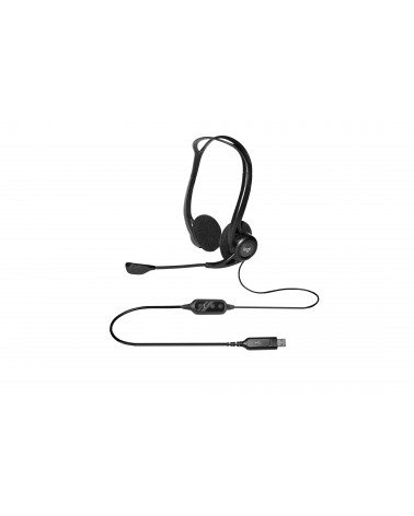 icecat_Logitech 960 USB Casque Arceau Noir